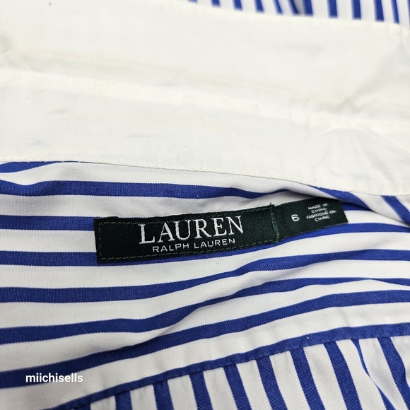 Lauren Ralph Lauren Shirt Pinstripe - Picture 4 of 13
